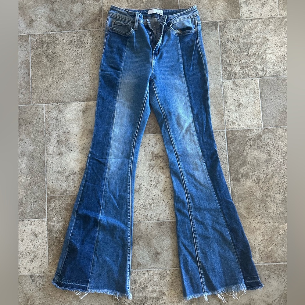 Women's Blue Flared Jeans